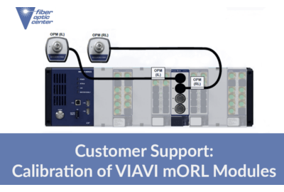 Kundensupport-Video: Kalibrierung von VIAVI mORL-Modulen