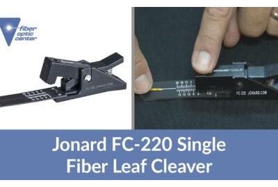 Video: Jonard Tools FC-220 Single Fiber Leaf Cleaver
