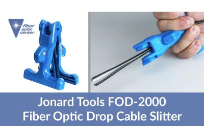 Video: Jonard Tools FOD-2000 Fiber Optic Drop Cable Slitter