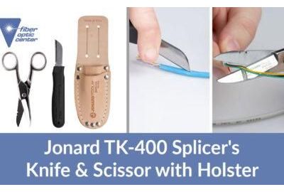 Video: Jonard Tools TK-400 Splicer Knife and Scissor Kit