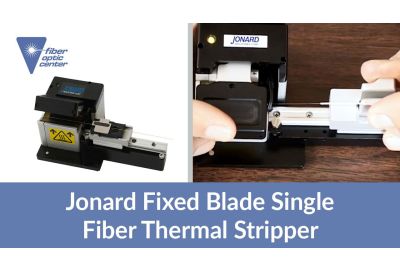Video: Pelacables térmico de una sola fibra de cuchilla fija Jonard