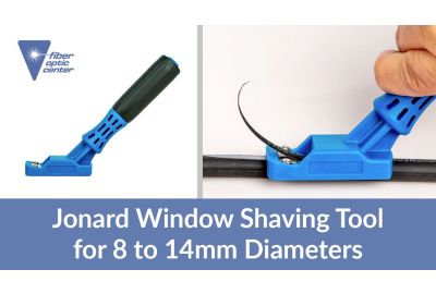 Vidéo : Outil de rasage de fenêtre à fibre optique Jonard Tools