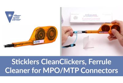 Video: Sticklers CleanClickers Ferrule Cleaner MPO/MTP Connectors