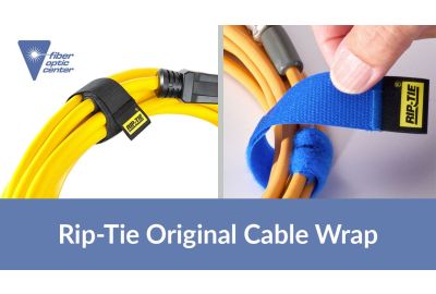 Video: Envoltura de cable de fibra óptica original Rip-Tie