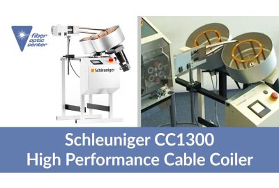 Video: Bobinadora de cable de fibra óptica de alta velocidad Schleuniger CC1300