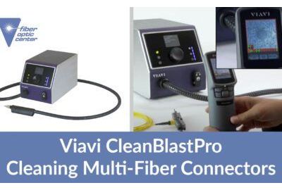 Vídeo: Viavi CleanBlastPRO: limpieza de conectores multifibra