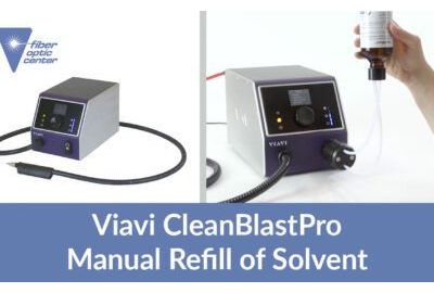 Video: VIAVI CleanBlastPRO – Manuelles Verfahren zum Nachfüllen von Lösungsmittel