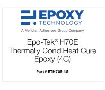 Epo-Tek® H70E Thermique Cond. Époxy thermodurcissable (4G)
