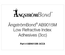Adhésifs à faible indice de réfraction AngstromBond AB9015M (3cc)