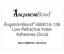 AngstromBond AB9018-138 Klebstoffe mit niedrigem Brechungsindex (3CCA)