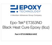 Epo-Tek® ET353ND Epoxi negro de curado por calor (8 oz)