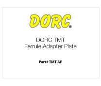 DORC TMT Ferrule Adapter Plate