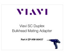Viavi SC Duplex Bulkhead Mating Adapter