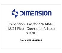 Dimension Smartcheck MMC (12/24 Glasfaser) Steckeradapter – Buchse