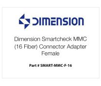 Adaptateur de connecteur Dimension Smartcheck MMC (16 fibres) - Femelle