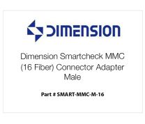 Adaptateur de connecteur Dimension Smartcheck MMC (16 fibres) - Mâle
