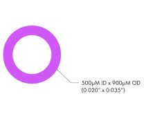 LightTube 900 μm Furkationsschlauch – Hytrel (TPE) – Violett