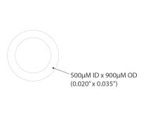 LightTube 900 μm Furkationsschlauch – Hytrel (TPE) – Weiß