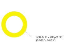 LightTube 900 μm Furkationsschlauch – Hytrel (TPE) – Gelb