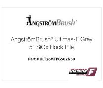 AngstromBrush Ultimas-F Gris - Pile floquée SiOx 5"