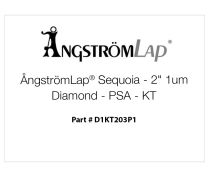 ÅngströmLap® Sequoia Diamond Lapping Film Disc - 2 inch 1µm (micron), PSA