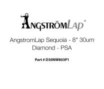 ÅngströmLap® Sequoia Diamond Lapping Film Disc - 8 inch 30µm (micron), PSA