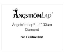 ÅngströmLap® Sequoia Diamond Lapping Film Disc - 4 inch 30µm (micron)