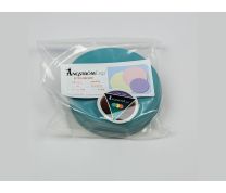 ÅngströmLap® Silicon Carbide Lapping Film Disc - 4 inch 9µm (micron), PSA