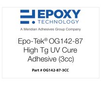 Epo-Tek® OG142-87 Adhésif à séchage UV haute Tg (3cc)