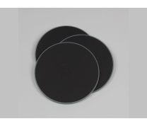 Tampon en verre Seikoh Giken, disque de 5 ", épaisseur de 5.0 mm, (3 pièces/ensemble)
