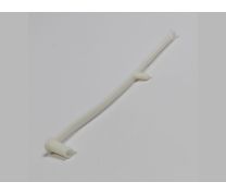 Amphenol Medical SMA White T-Style Dust Cap w/ Tie and Slit