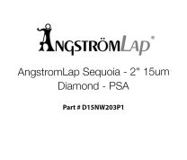 Disco de película de lapeado de diamante ÅngströmLap® Sequoia - 2 pulgadas, 15 µm (micras), PSA
