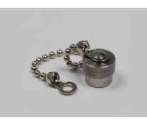 CMG FC Metal Adapter Dust Cap and Chain, Stainless Steel