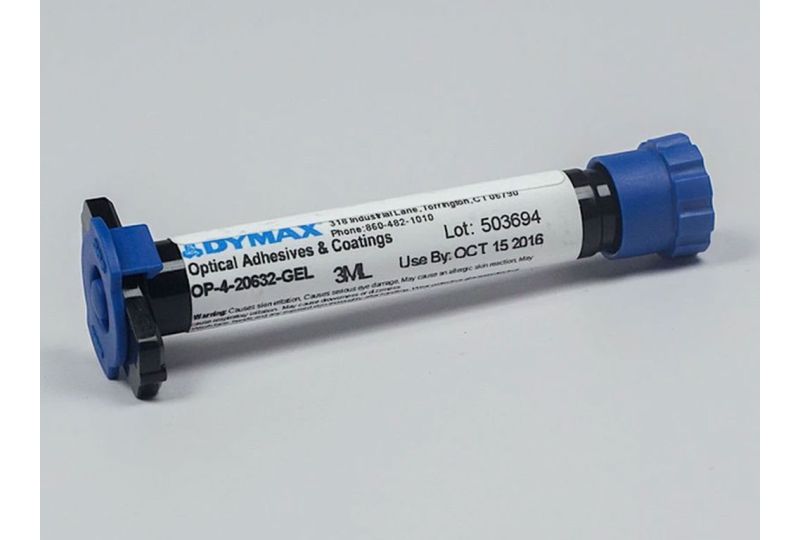 Dymax OP420632GEL Optical Positioning UV Cure Adhesive, 3ml