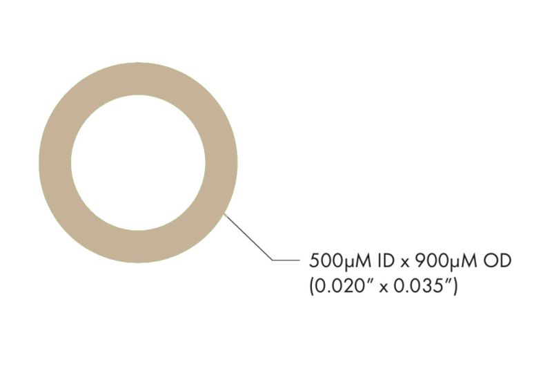 LightTube 900μm Furcation Tubing for 250μm Fiber, Hytrel, Natural