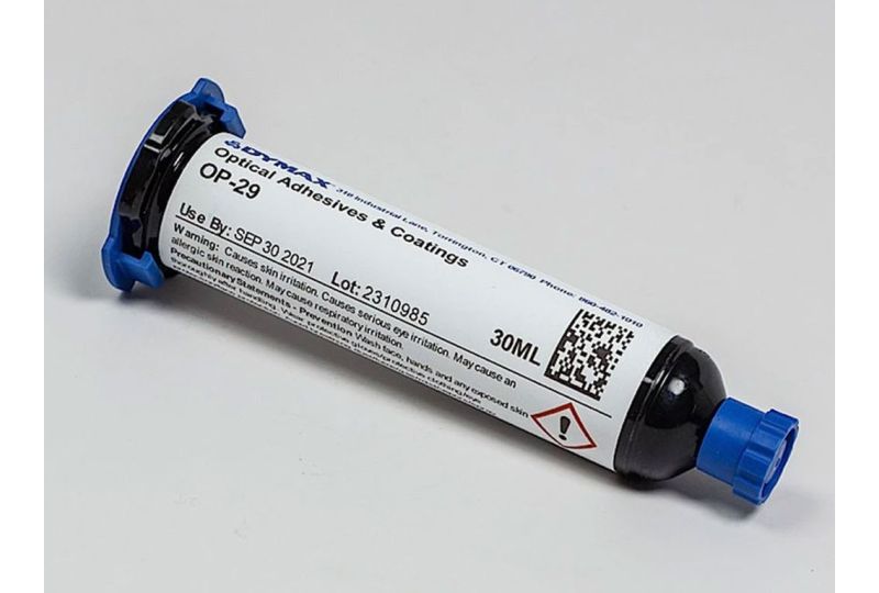 Dymax OP29 UV Optical Adhesive Adhesive, 30ml Syringe