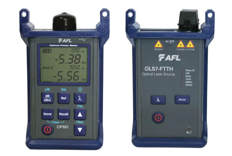 AFL SLP 5 Optical Loss Test Kit 1310 1550nm