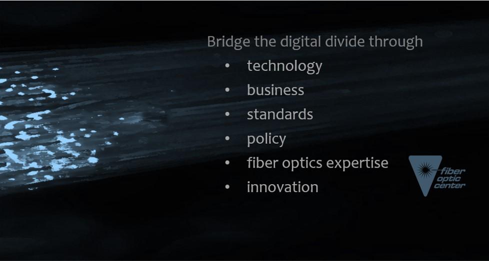 La fibre optique comble la fracture numérique FOC
